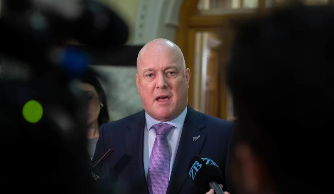 Tali Christopher Luxon ‘i faitioga ‘e uiga ‘i teuteuga mō penefiti