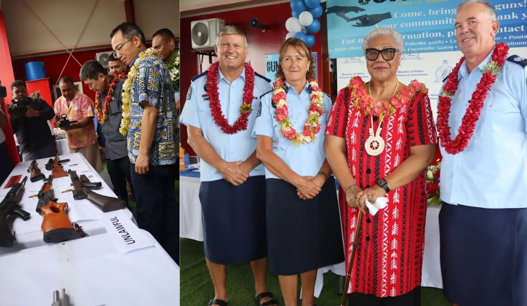 Fa’alauiloa le polokalame ‘o le Gun Amnesty ‘a le ‘Ōfisa ‘o Leoleo ‘a Sāmoa