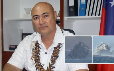 Saunoaga Fa’apitoa ‘a le Afioga ‘i le Sui Pālemia, Tuala Tevaga Iosefo Ponifasio – HMNZS Manawanui