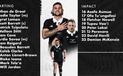 Sāuni le ‘au ‘a le All Blacks mō le lā ta’aloga mā ‘Ītālia