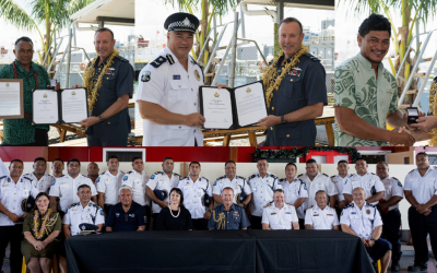 Āmana’ia ‘e Vāega’au ‘a Niu Sila le tautua alofa ‘a ‘ī lātou na fesoasoani ‘e fa’asaoina le soifua ‘o le ‘auva’a ‘a le HMNZS Manawanui