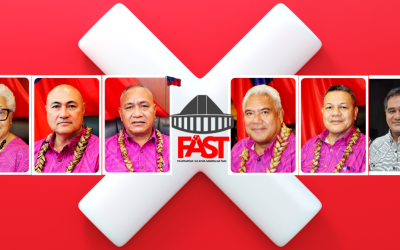‘Ave’eseina le Pālemia fa’apea Minisita ‘e to’alima mai le Vāegafa’a’upufa’i ‘a le FAST