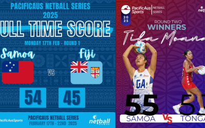 Lua manumālō mai le lua ‘o ta’aloga ‘a le Tifaimoana ‘i le Pacific Netball Series 2025