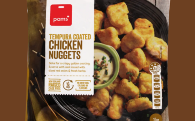 Toe vala’au le fa’afo’iga ‘o Chicken Nuggets ‘o ono iai le Blue Rubber