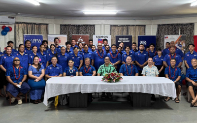 Fa’alauiloa le ‘Au ‘a Sāmoa 2025 mō Ta’aloga Lāiti ‘a le Pasefika ‘i Palau