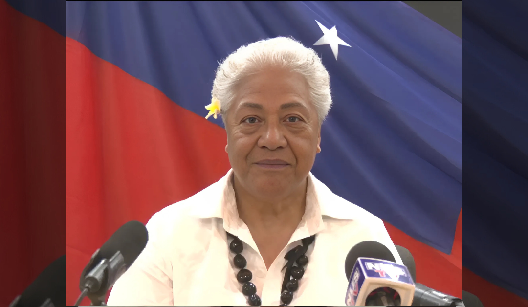 ENG – Fiamē Naomi Matā’afa and SUP Concede Election, Congratulate FAST – Thanks the Nation