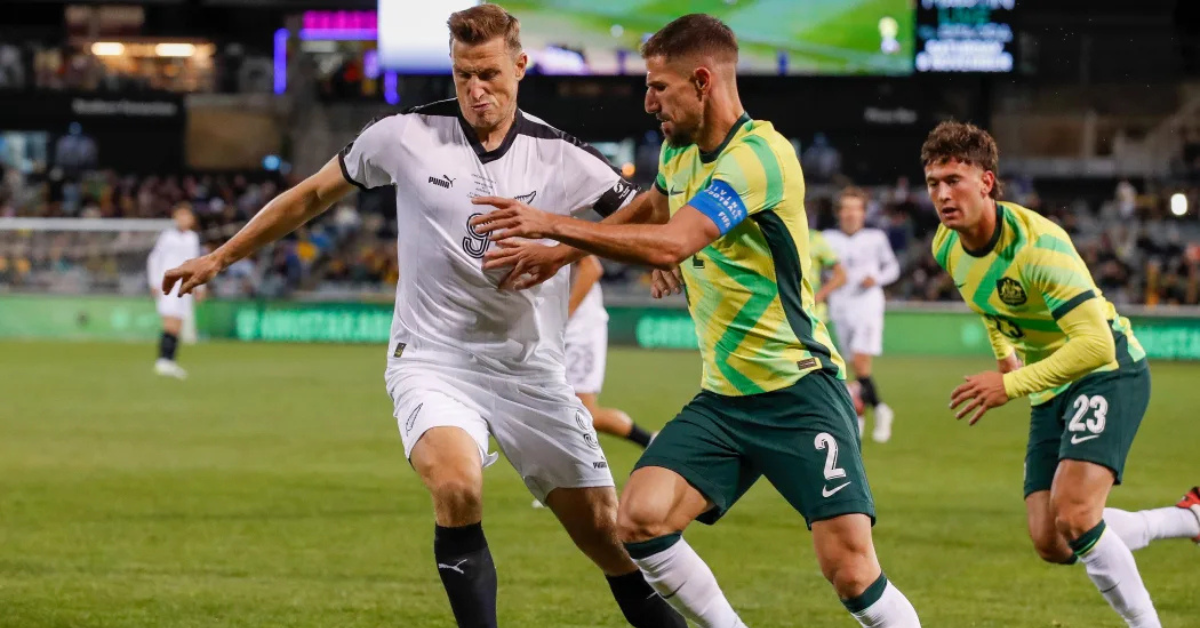 Soccer Ashes – All Whites v Socceroos at Go Media Stadium