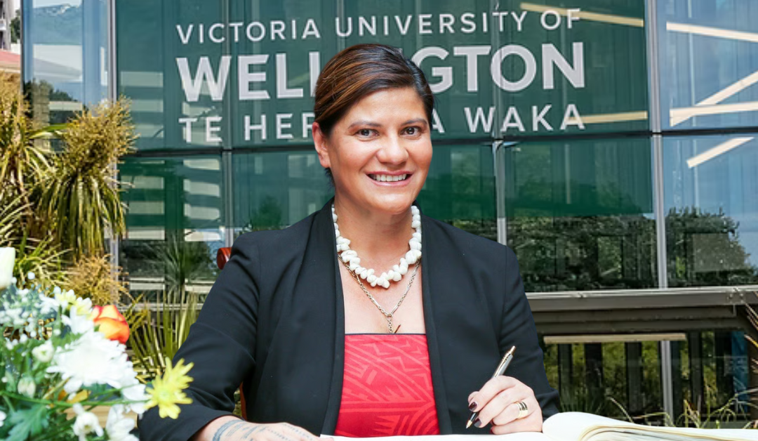 Tōfia Dr. Emma Dunlop-Bennett ma Sui Pule Sili (Pasifika) ‘a le Iunivesite ‘o Vitoria ‘i Ueligitone