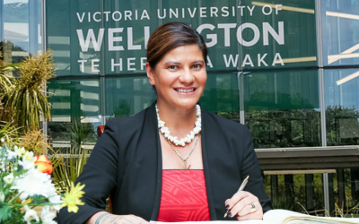 Tōfia Dr. Emma Dunlop-Bennett ma Sui Pule Sili (Pasifika) ‘a le Iunivesite ‘o Vitoria ‘i Ueligitone