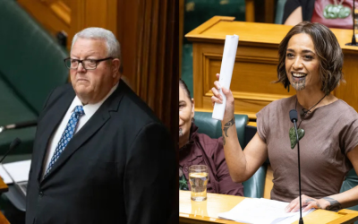 Fuafua Brownlee ‘e fa’amamafa tūlaga māsani ‘a le Palemene ‘ona ‘o le haka ‘a Oriini Kaipara