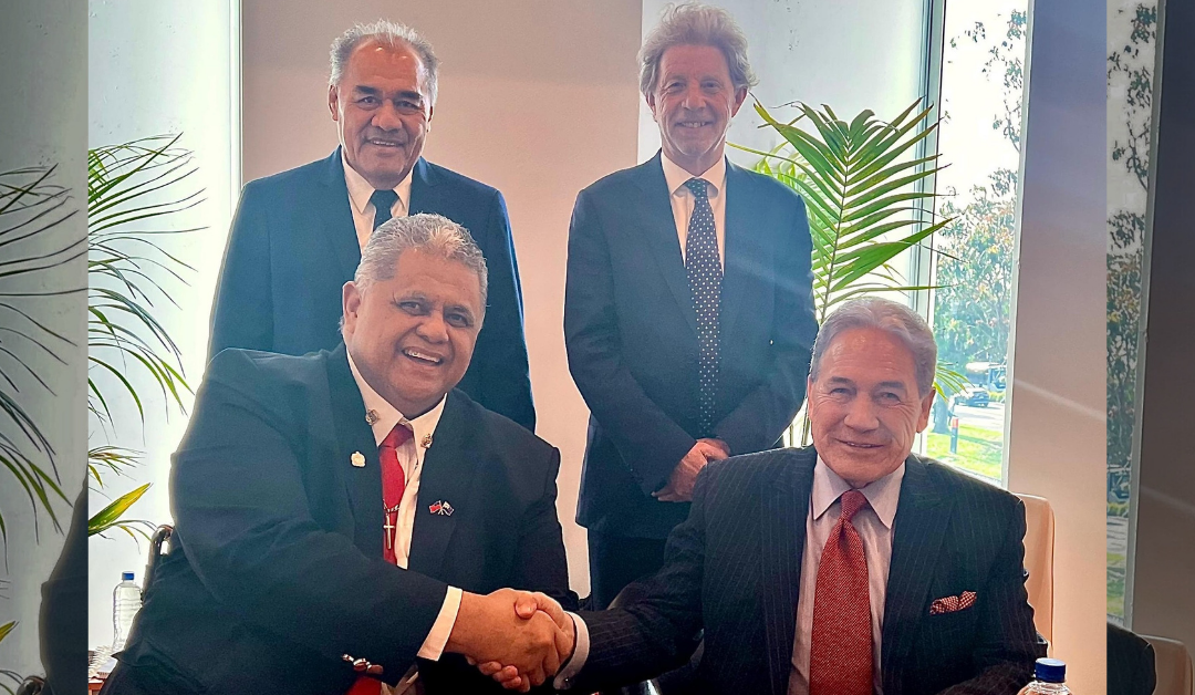 Feiloa’i Aloā’ia le Palemia ma le Minisita ‘o le Vā ‘i Fafo ‘a Niu Sila ‘i ‘Aukilani