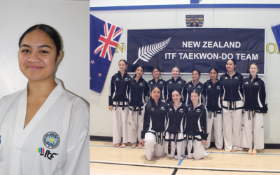 Siamupini Norrie Divine Mercy Williams ‘i le ta’amilosaga ‘a le International Taekwan-do Federation ‘i le lalolagi