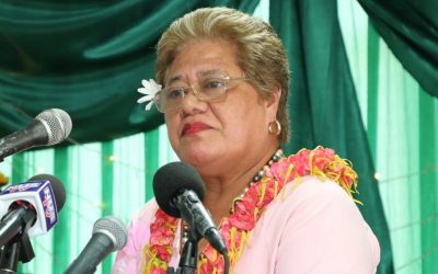 Filifilia June Scanlan Lui ma Pule Sili fou ‘a le Matāgaluega ‘o le Soifua Mālōlōina