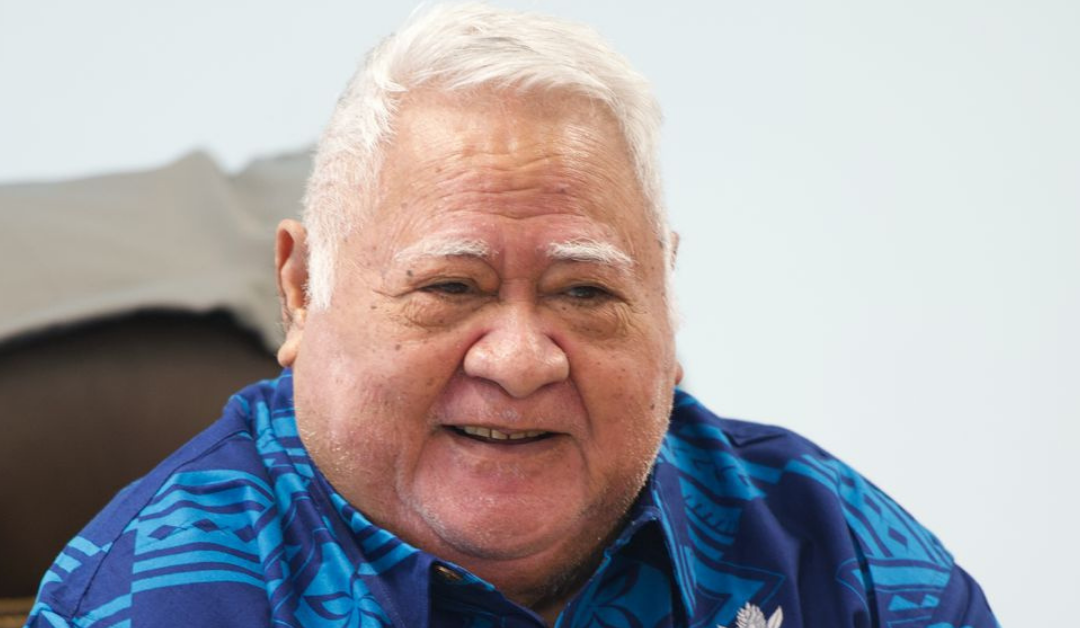 Fa’afetaia le tautua īloga ‘a Tuilaepa mō le Lakapī Sāmoa; fa’amāvae ‘i le sīlia ma le 26 tausaga ‘o Ta’ita’ifono