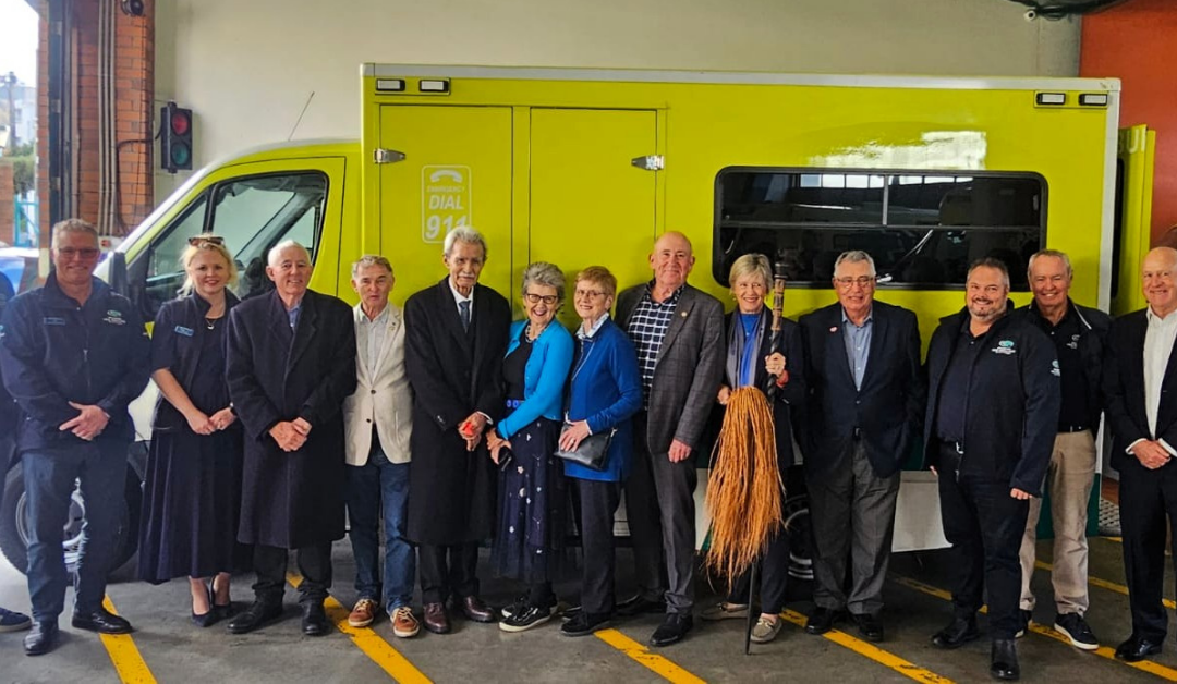 Foa’iga ‘o le Ta’avale Falema’i ‘e le Wellington Free Ambulance & Rotary Port Nicholson mō Sāmoa
