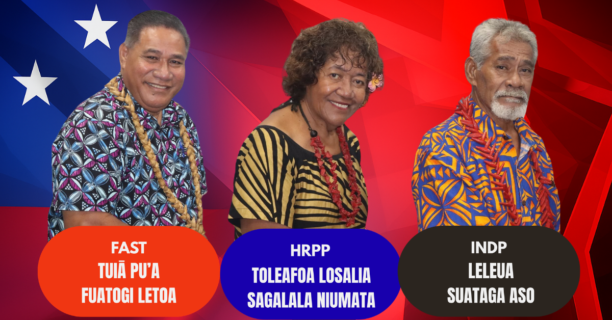3 candidates confirmed for Safata 2 by-election