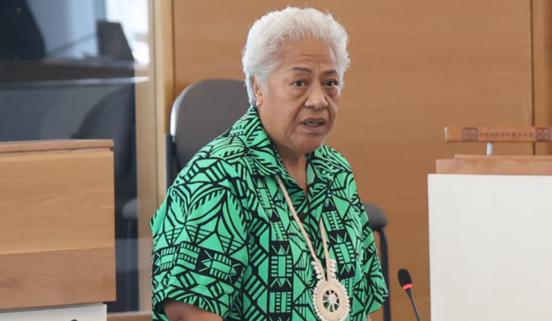 Tāpā ‘e le Afioga Fiamē Nāomi Matā’afa se tulafono ‘e aiaia ai su’esu’ega mo fuālā’au fa’asāina mo Sui Faipule ‘o le Palemene