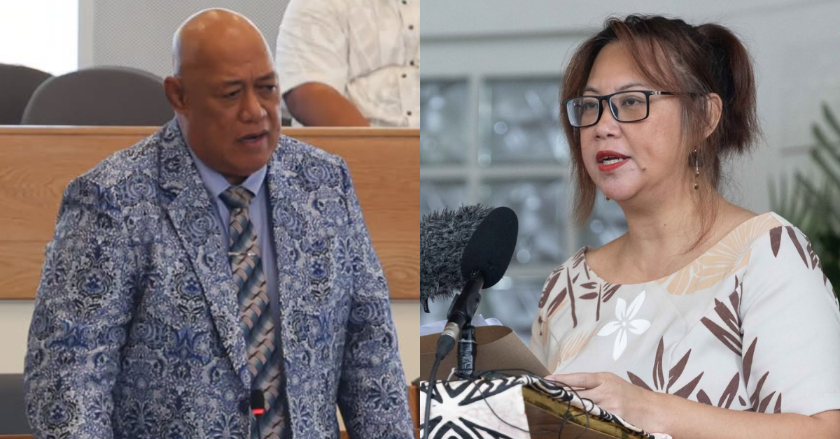 Faleata 3 MP Lealailepule Rimoni Aiafi and Attorney General Mauga Precious Chang