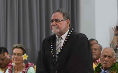 Fa’atautō le Afioga ‘iā Vui Clarence Nelson ‘e fa’auluulu ‘iai le ‘Ōfisa ‘o Sulufa’iga