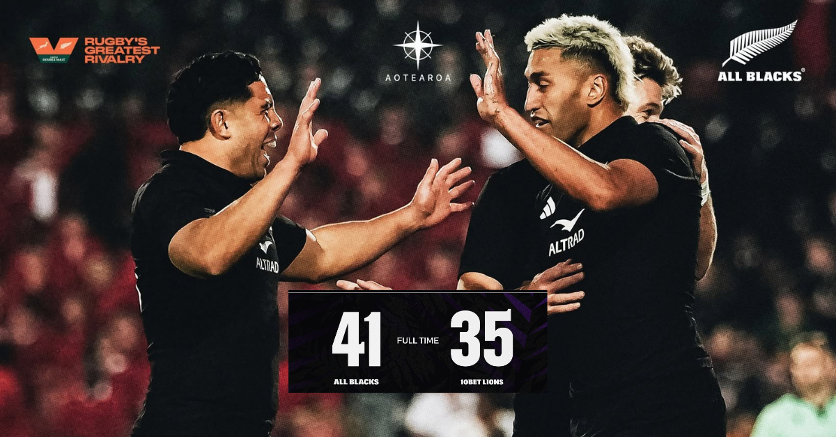 All Blacks win against Lions