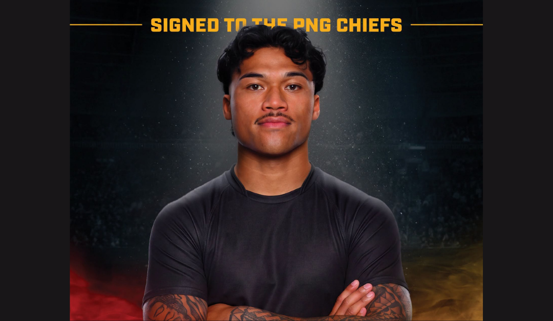 Sainia le feagaiga ‘a Brian To’o ma le ‘au ‘a le Chiefs ‘a PNG mō ta’amilosaga ‘a le NRL ‘i le 2028