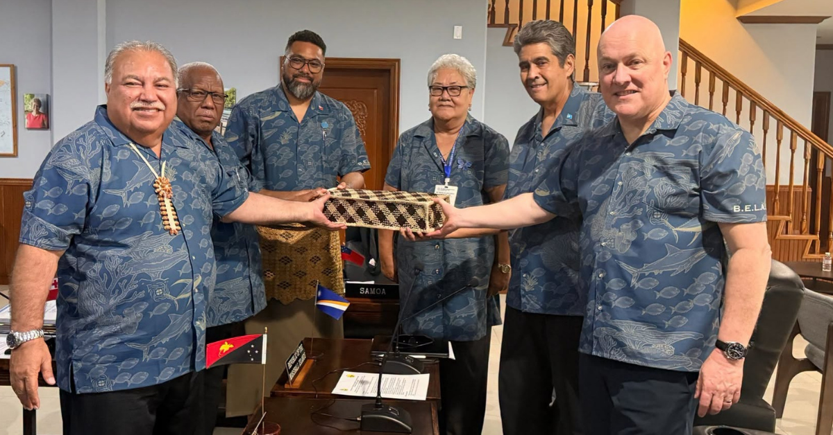 55th PIF pay tribute to the outgoing Chief Executive Officer of Samoas Ministry of Foreign Affairs and Trade Ms Peseta Noumea Simi