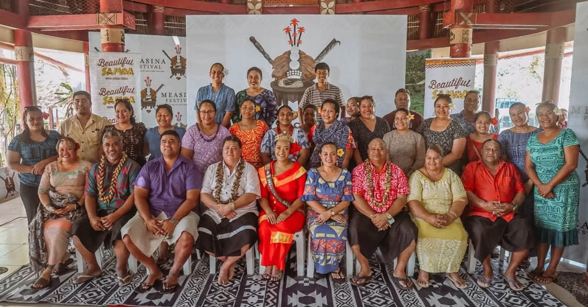 Afioga Poumau Astes Ah Lam Tiufea Vaa’s official hand over to Samoa Tourism Authority after being crowned Miss Samoa 2026-2027