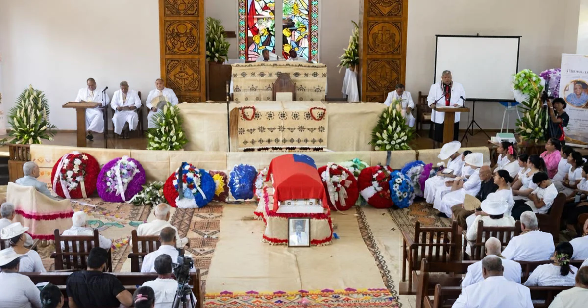 PM delivers a eulogy on behalf of the government in honor of the late Hon. Sapau Lilomaiava Lolesio Vitale