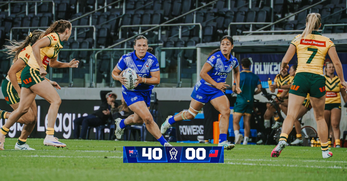 Fetu Samoa unsuccesful against Australia Game 1