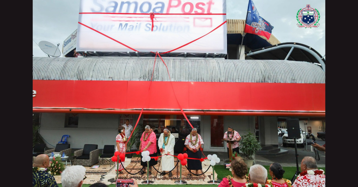 Governent officially launches Samoa Post’s LED Digital Screen