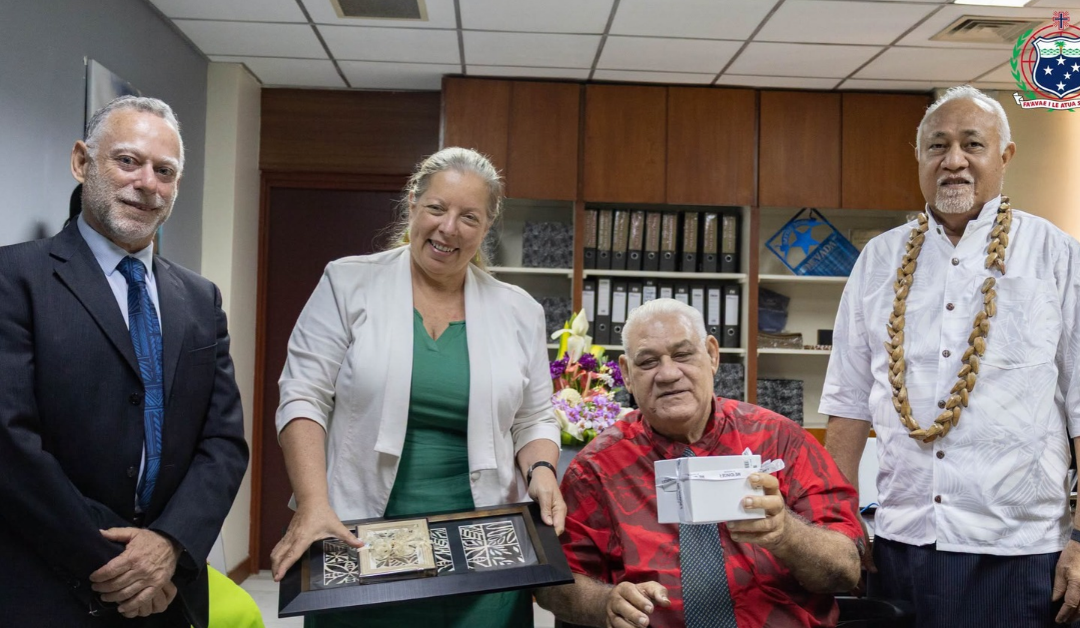 Fa’afeiloa’ia ‘e le Afioga ‘iā ‘Ale Vena ‘Ale le fa’auluuluga ‘o le MASHAV ‘a ‘Isarā’elu fa’apea le ‘Amapasa fou ‘a ‘Isarā’elu ‘i Sāmoa