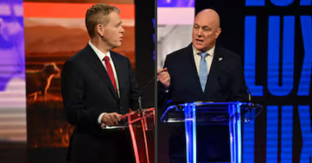 Leaders debate Luxon, Hipkins fire up over cost of living, trust, racism